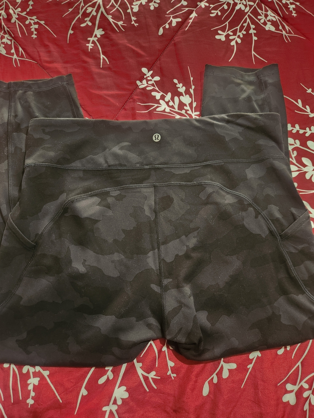 lululemon athletica Black Camo High-Rise Leggings